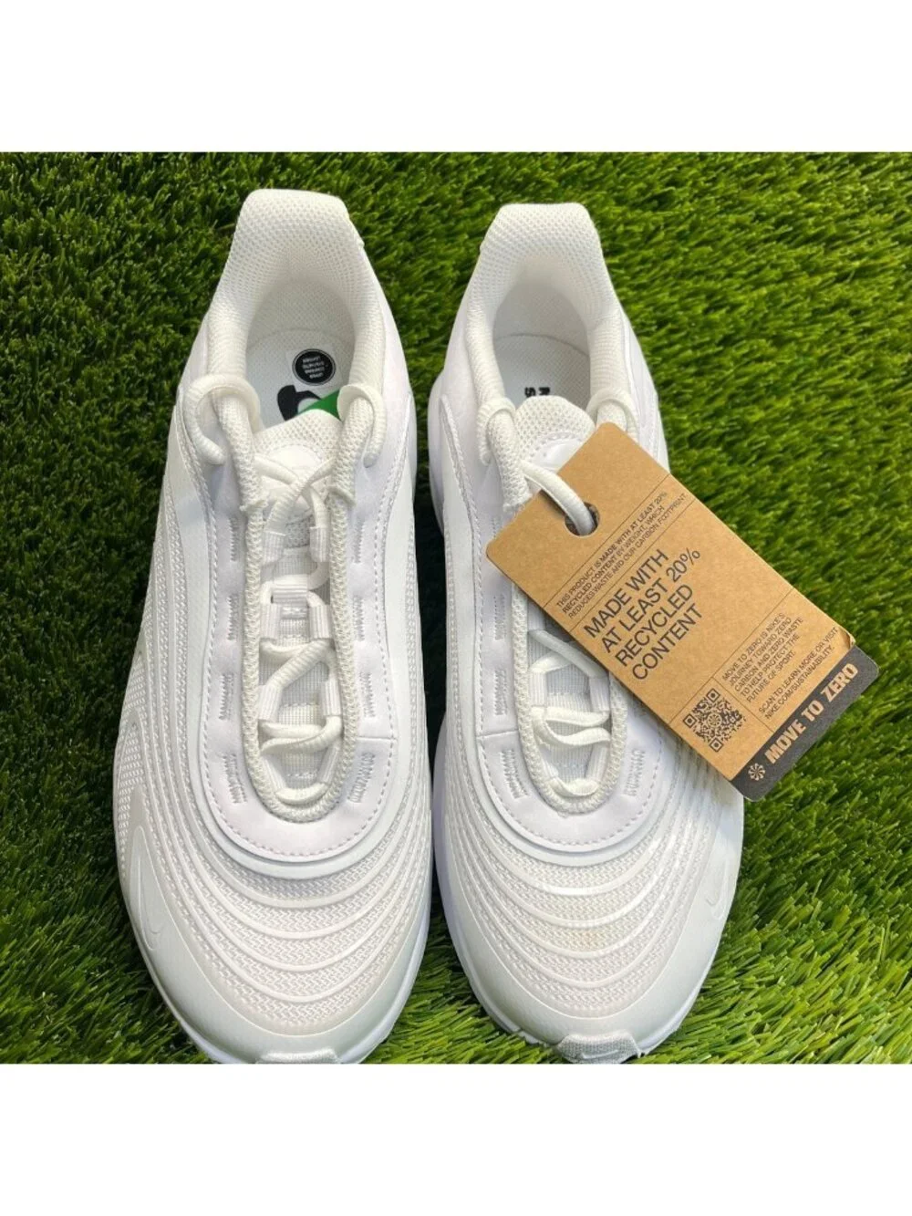 Nike Air Max Fire Womens Size 7.5 White Athletic Running Walking Shoes Sneakers